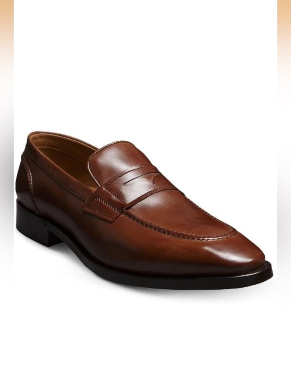 Allen Edmonds Brown Calfskin Eli Penny Loafers. Men’s Size 13. Excellent.